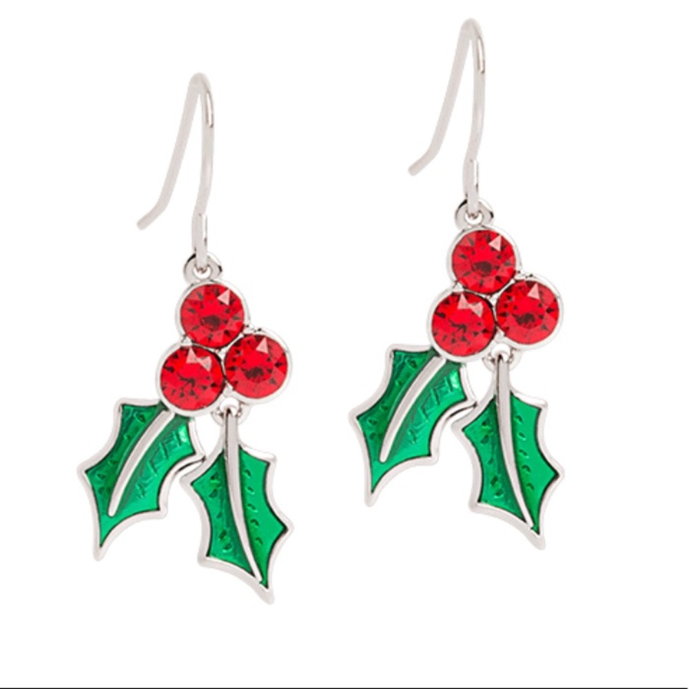 Mistletoe earrings